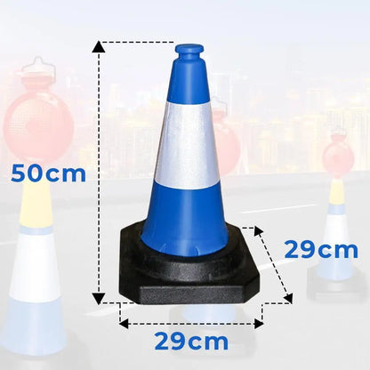 Traffic Safety Cone 50CM - Blue