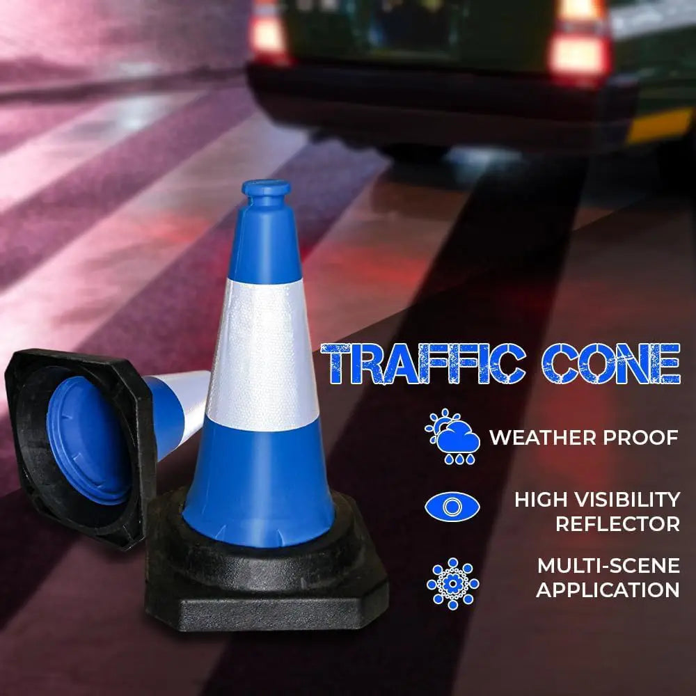 Traffic Safety Cone 50CM - Blue