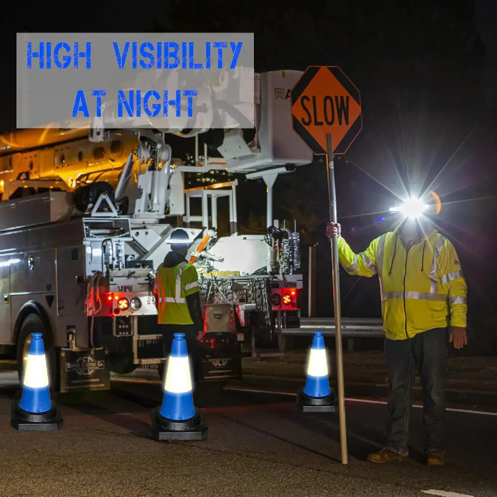 Traffic Safety Cone 50CM - Blue