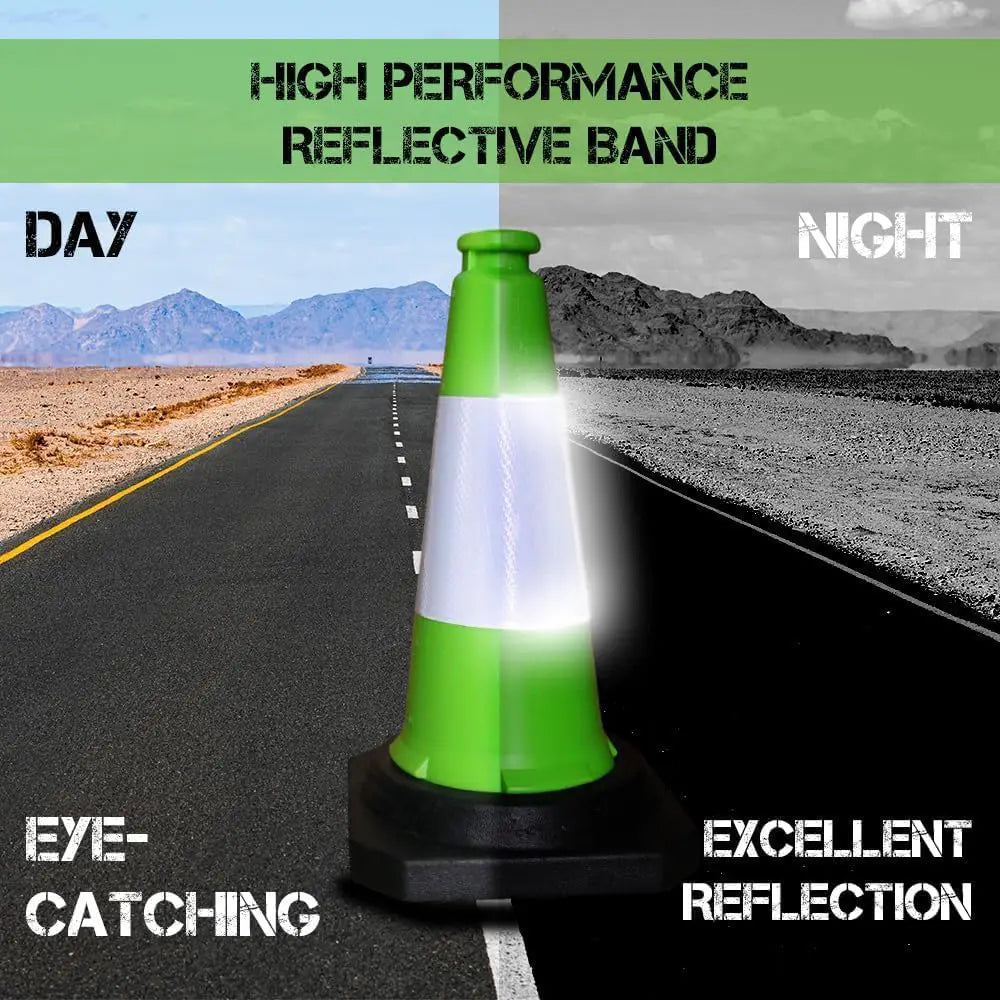 Traffic Safety Cone 50CM - Green