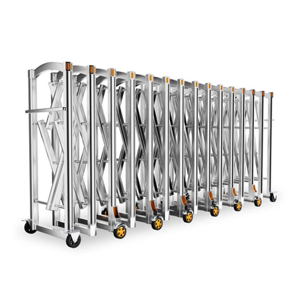 Stainless Steel Extendable Safety Barrier | 6 Meter Foldable Crowd Control Barrier