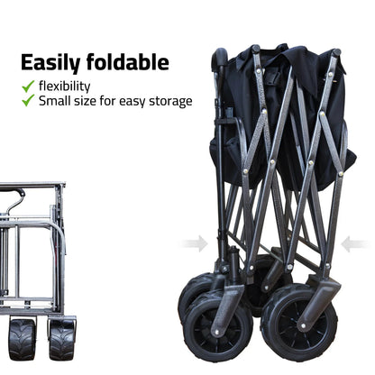 80 kg foldable outdoor heavy duty trolley foldable