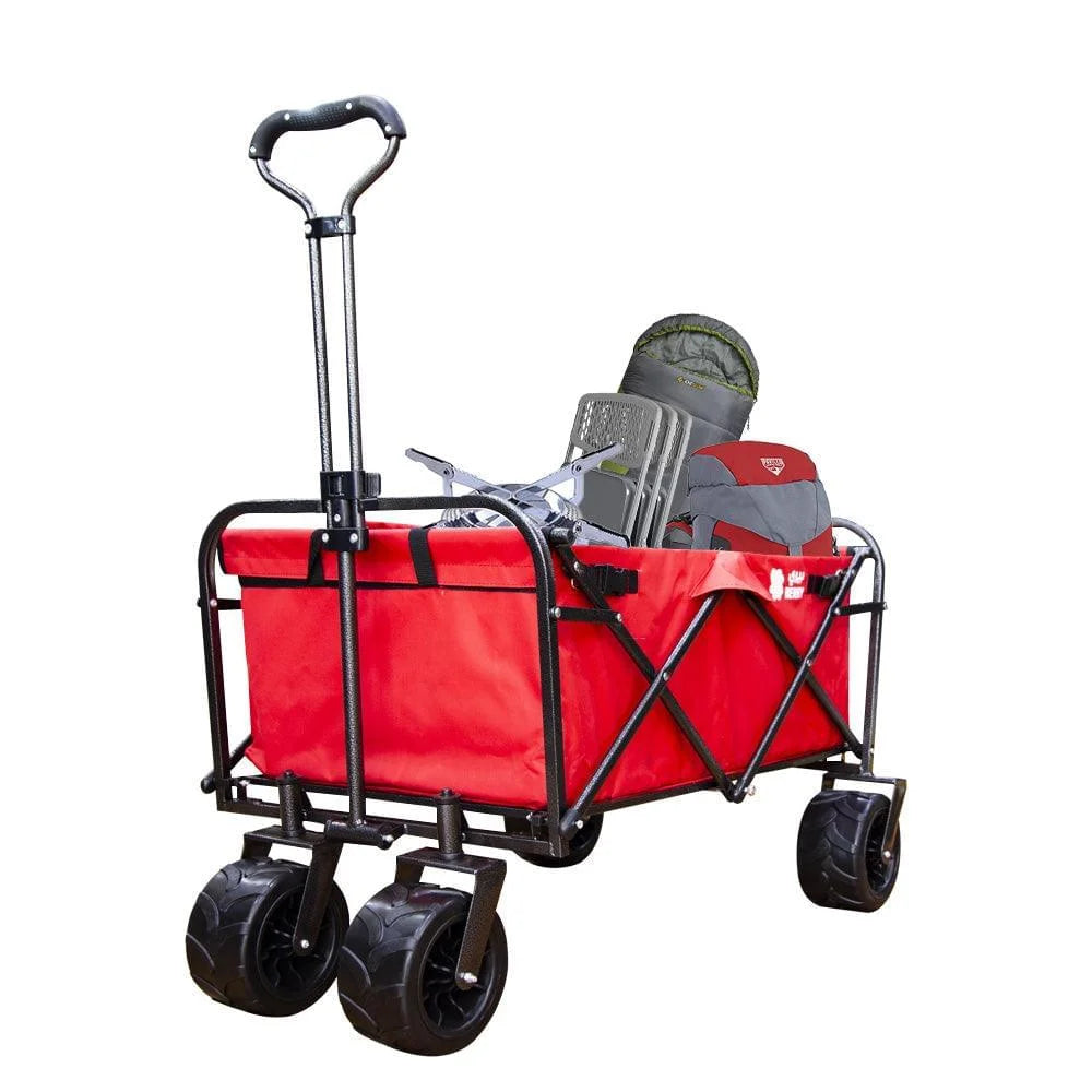 80 kg foldable outdoor  duty trolley red inst