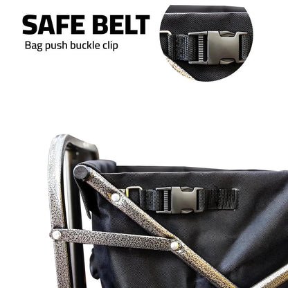 80 kg foldable outdoor heavy duty trolley safe belt