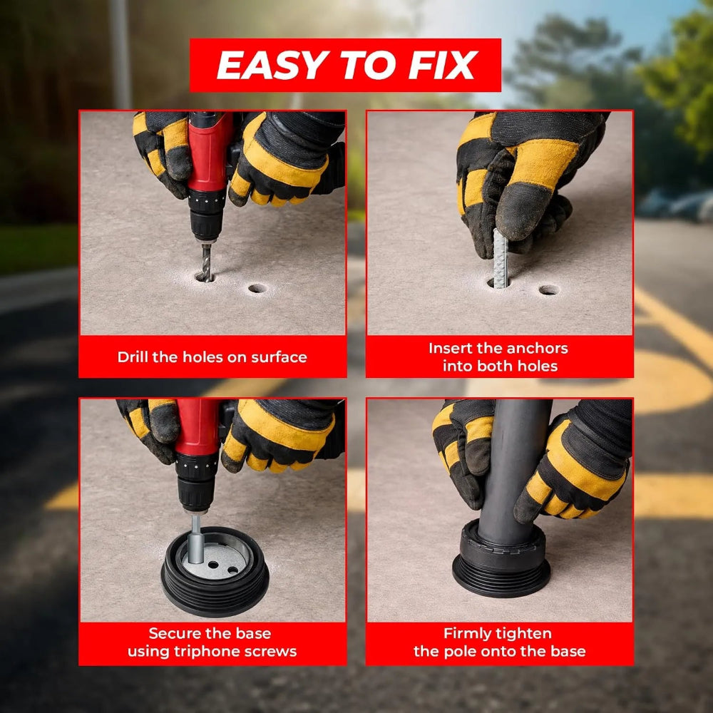delineator post easy to fix 