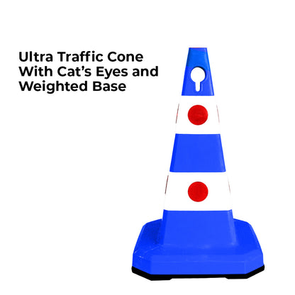 Blue Traffic Safety Cone