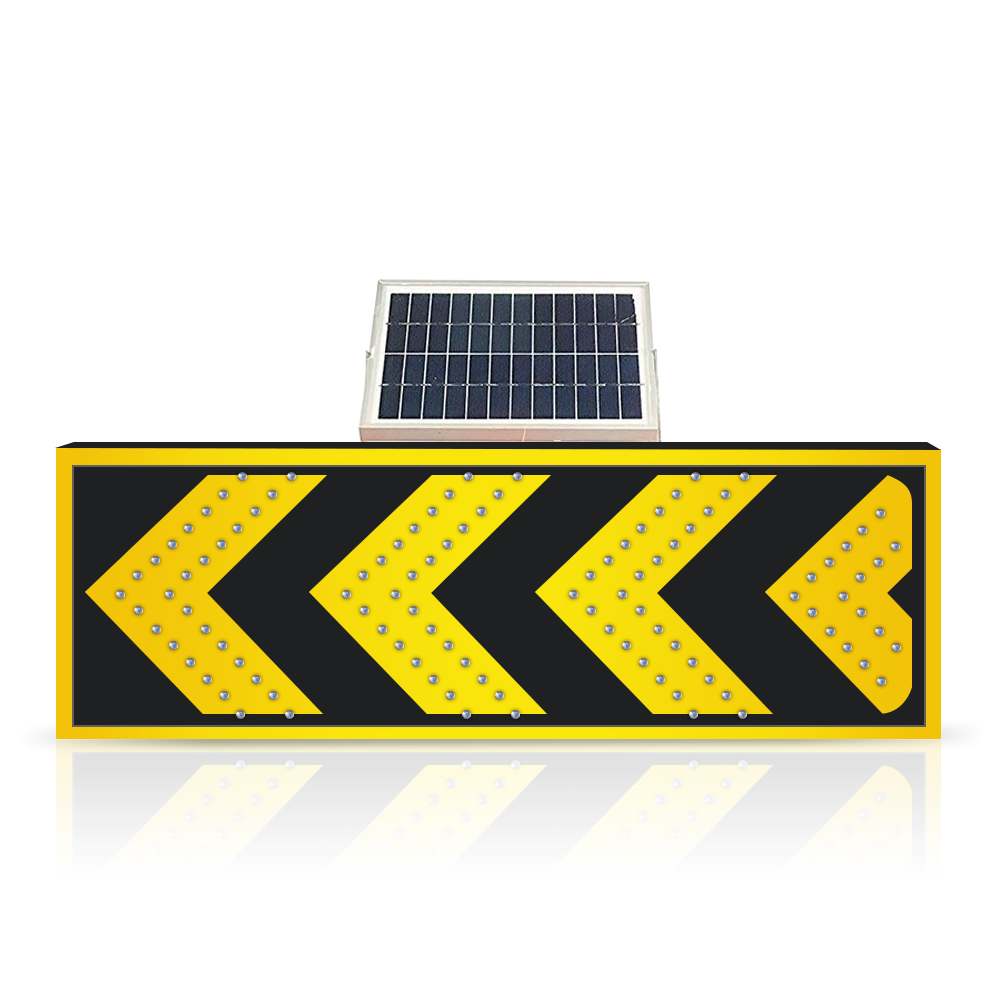 Solar Warning Light Yellow Arrows - Biri Group 
