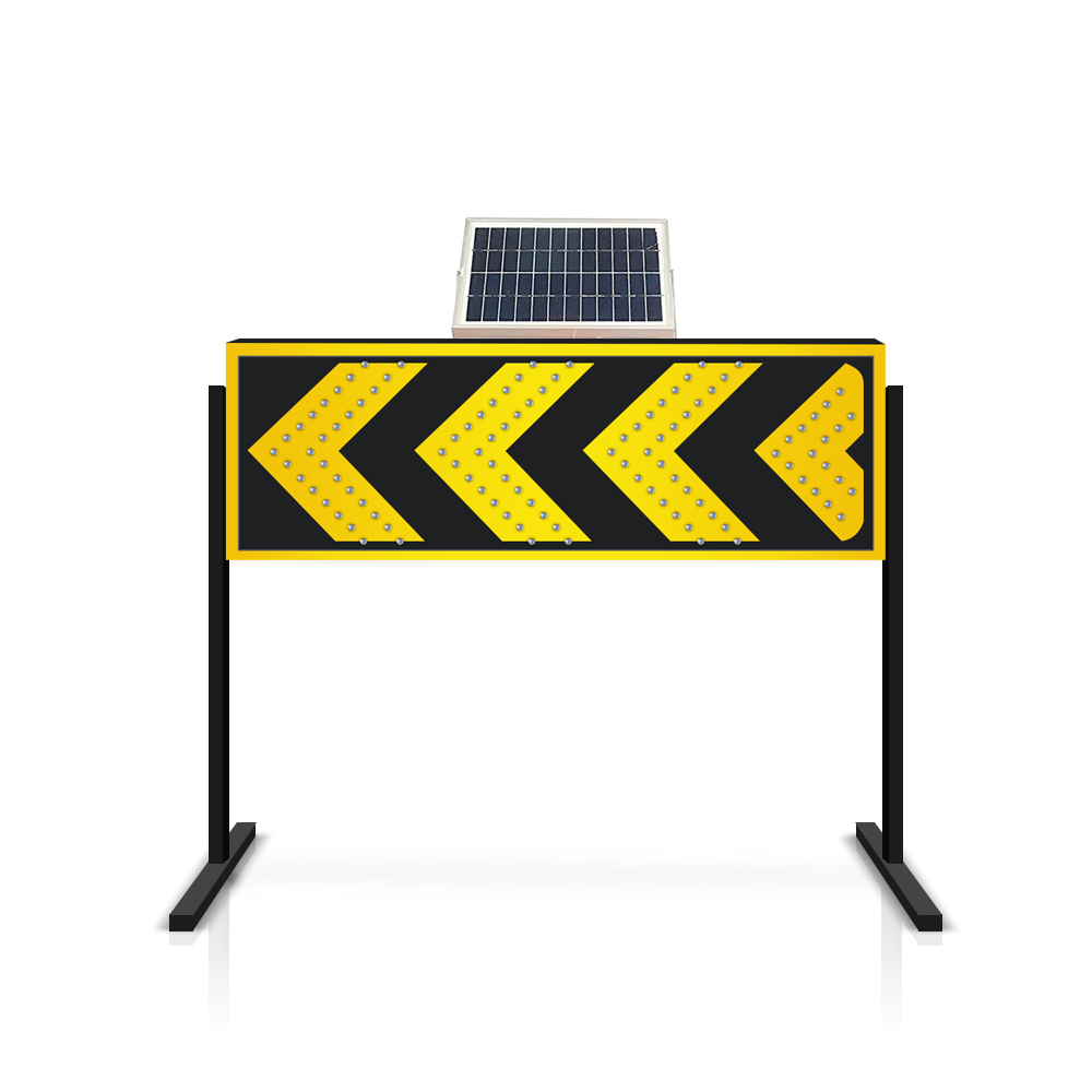 Solar Warning Yellow Arrow - Stand - Biri Group 
