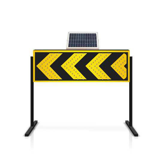 Solar Warning Yellow Arrow - Stand