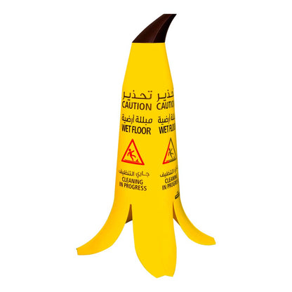 Cleaning In Progress Warning Cone