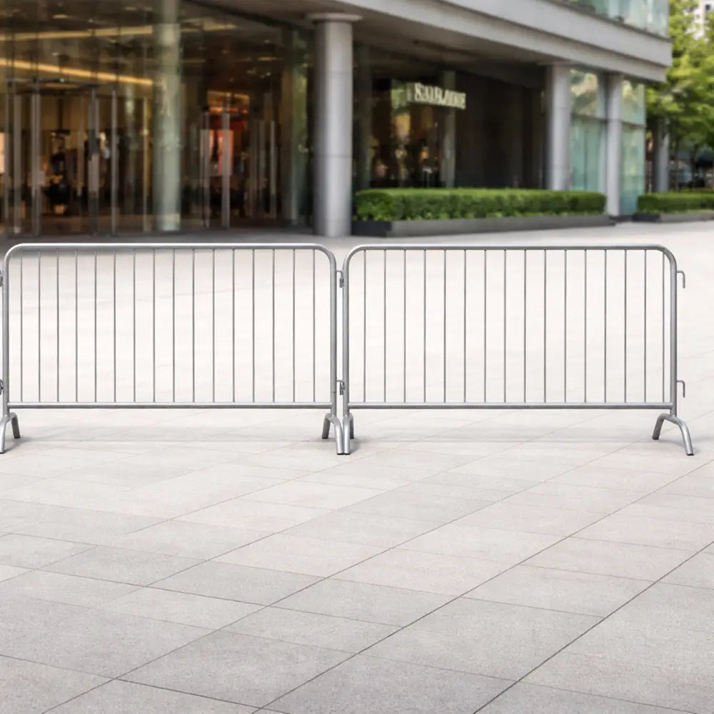 Crowd Control Barrier 2.5M Metal Galvanized Steel Barricade