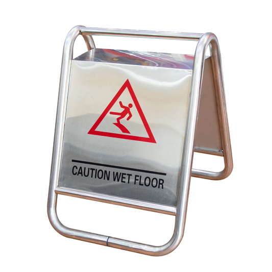 Double Side Caution Wet Floor Sign