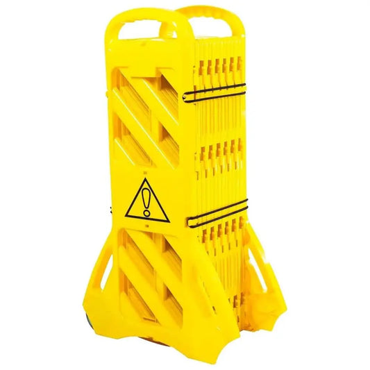 Expandable Folding Plastic Barrier 4 Meter - Yellow