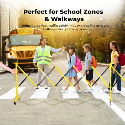 Expandable Barrier For School Zones & Walkways