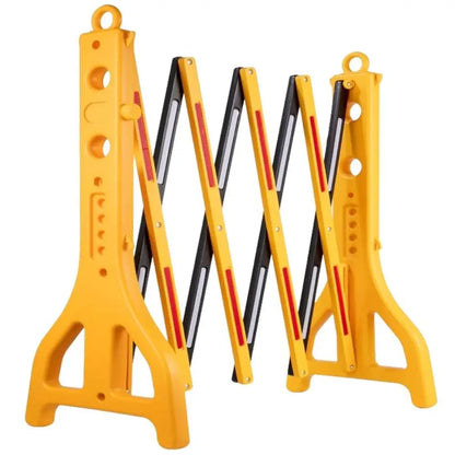 Expandable Mobile Plastic Barrier 2.5 Meter – Yellow & Black