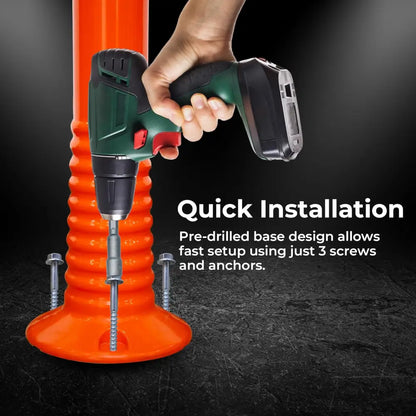 Traffic Spring Post Flexible Delineator 75 CM with 3 Reflective Collars