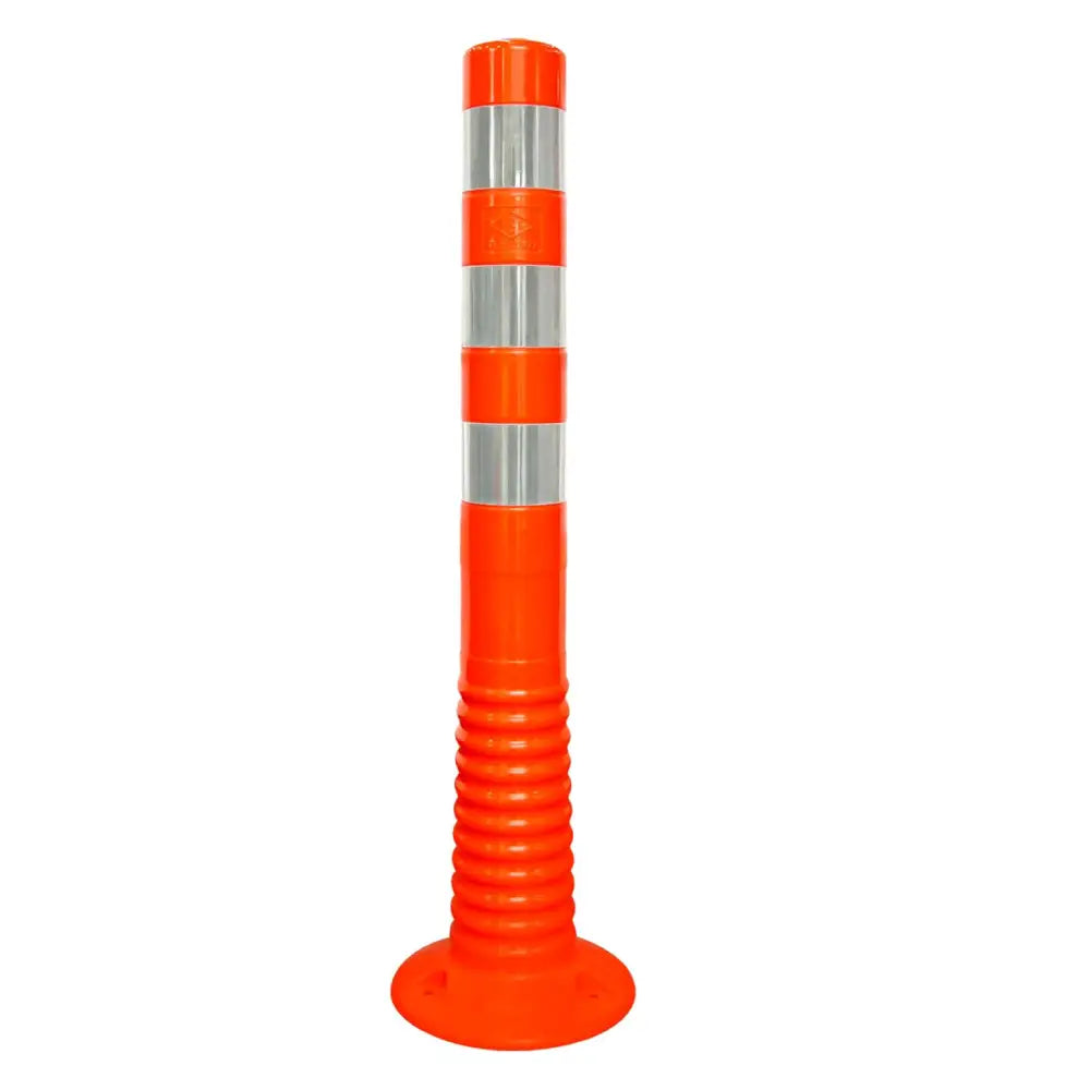 Traffic Spring Post Flexible Delineator 75 CM with 3 Reflective Collars