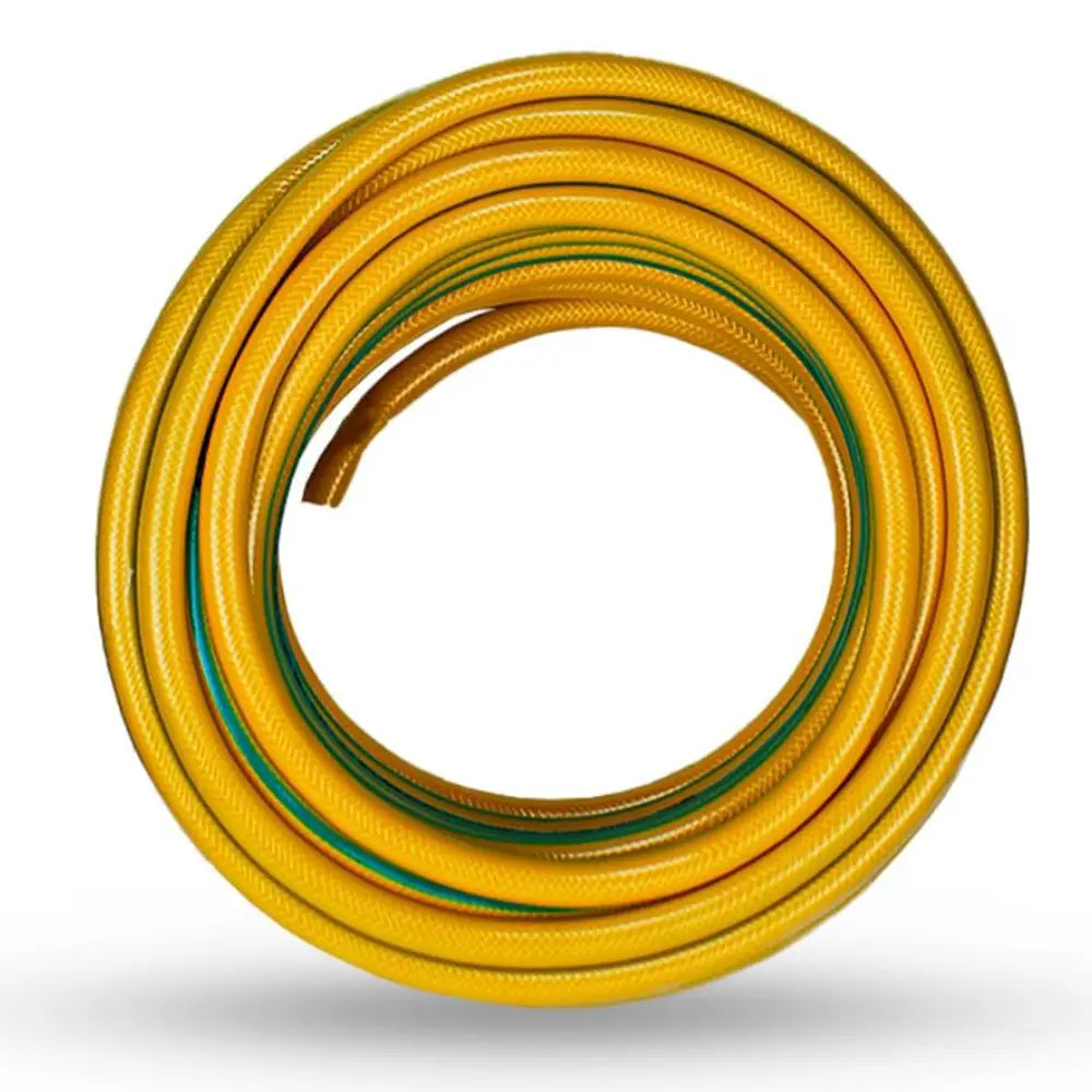 Garden Water Hose Reinforced Yellow 3/4 Inch - 50 Meter