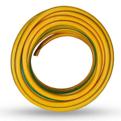 Garden Water Hose Reinforced Yellow 3/4 Inch - 50 Meter