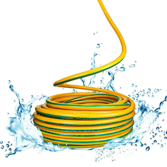 Garden Water Hose Reinforced Yellow 3/4 Inch - 50 Meter