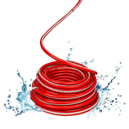 Garden Water Hose Reinforced Red 3/4 Inch - 25 Meter