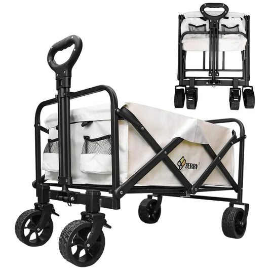 Garden, Shopping, Utility Wagon Trolley Beige - 100KG
