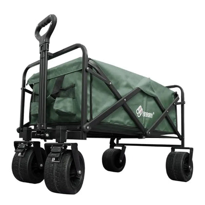 Garden, Shopping, Utility Wagon Trolley Green - 150KG
