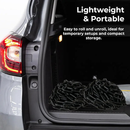 Heavy Duty Plastic Chain Black- 3Mx6MM