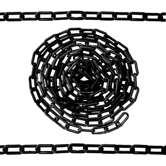 Heavy Duty Plastic Chain Black- 3Mx6MM