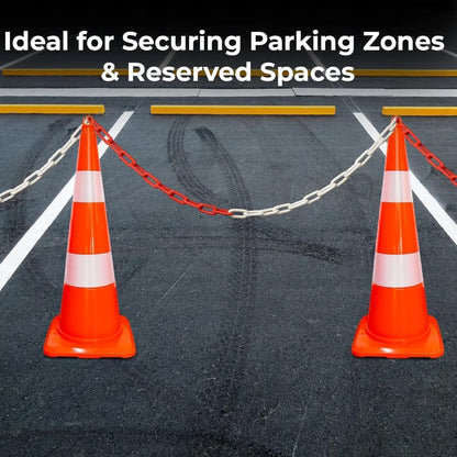 Parking Zone Secure Plastic Chain