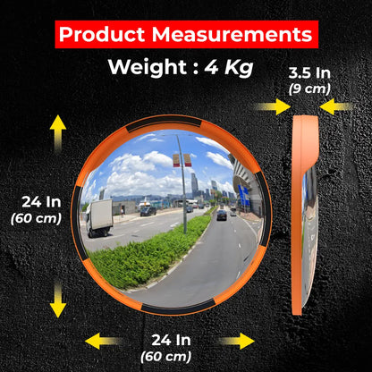 High Visibility Safety Mirror
