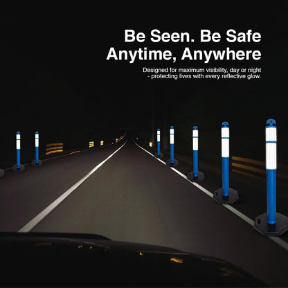 High Visibility Traffic Safety Post