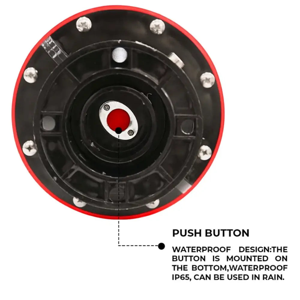 LED Warning Beacon Tower Light Red - 220V