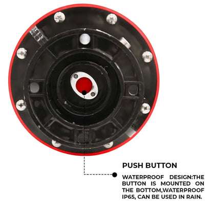 LED Warning Beacon Tower Light Red - 220V