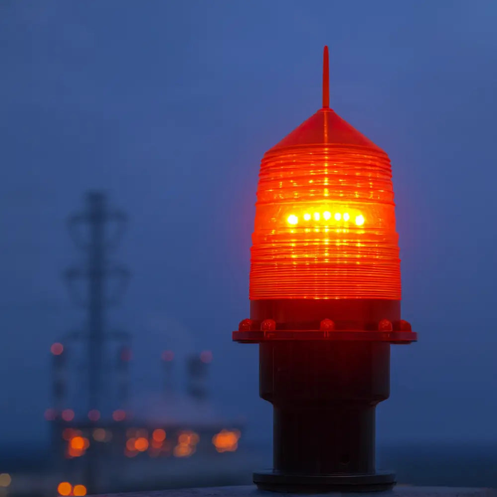 LED Warning Beacon Tower Light Red - 220V