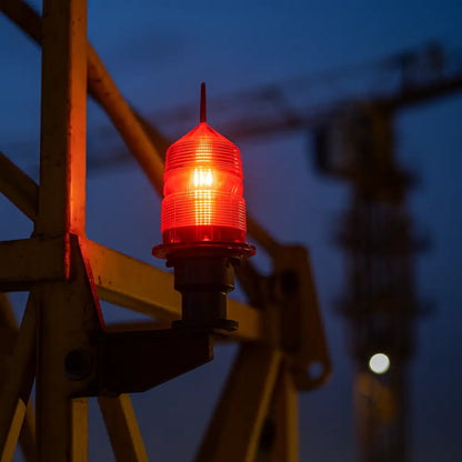 LED Warning Beacon Tower Light Red - 220V