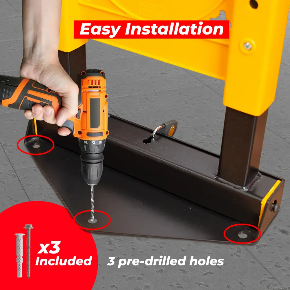 Manual No Parking Lock with Padlock & Keys