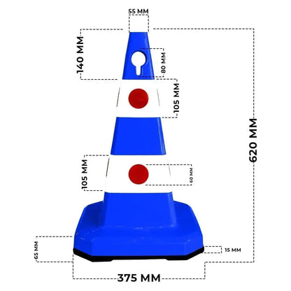 High Visibility Road Safety Cone