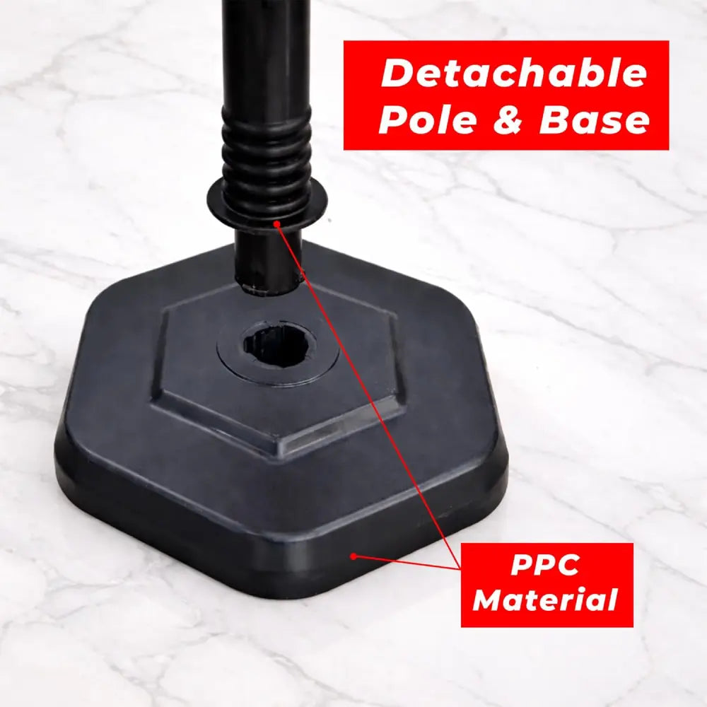 Reflective Delineator Post 100CM Black Set with Chain