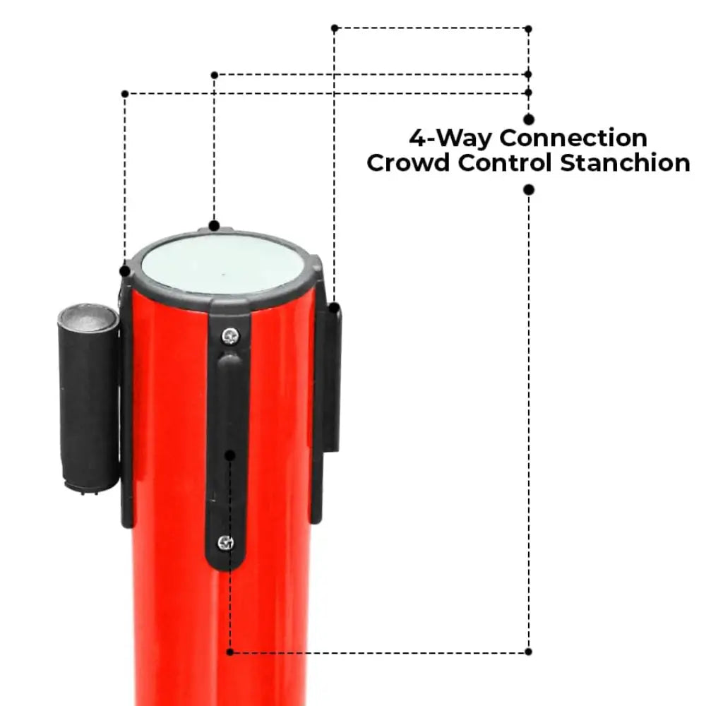 Crowd Control retractable Barrier Belt