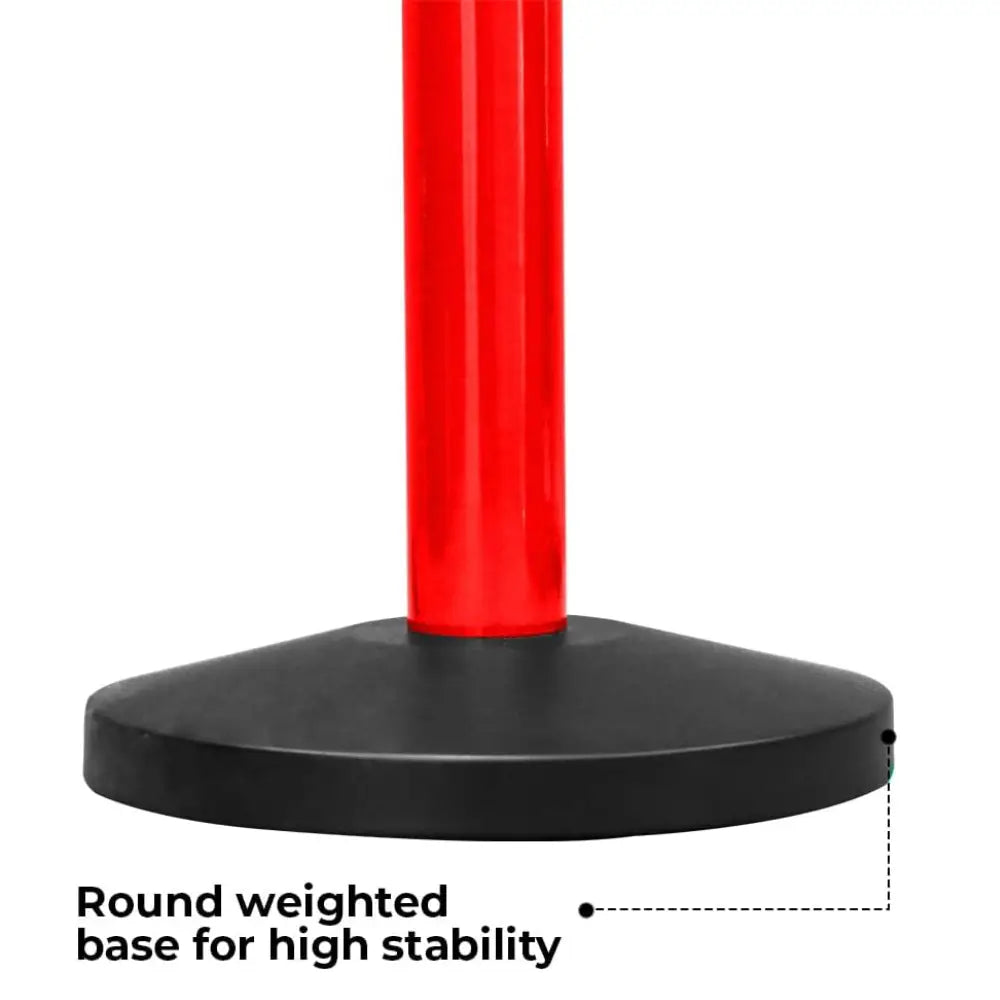 Retractable Stanchion With Weighted Base