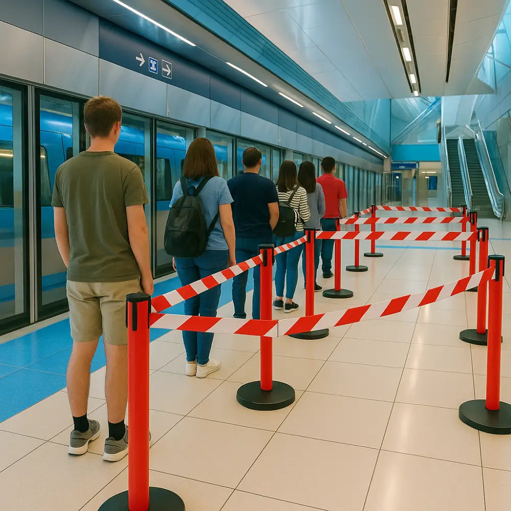 Pedestrian Control Safety Barrier