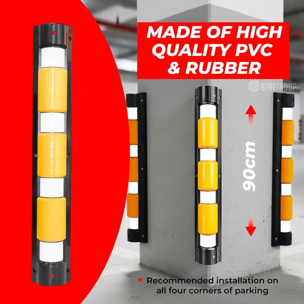 Reflective Corner Protector Black & Yellow - 90 CM