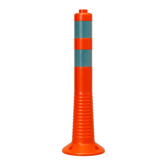Reflective Traffic Safety Delineator Post Orange - 75x9 CM