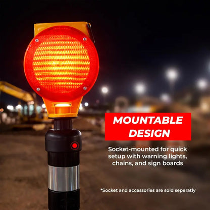 Reflective Flexible PU Delineator Post Black - 75CM