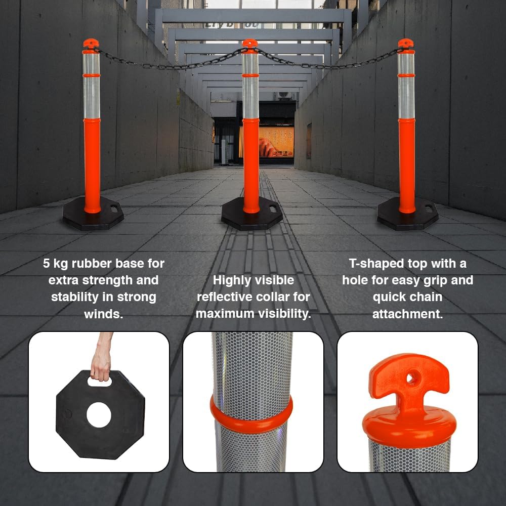 Road Delineator Post With Attachable