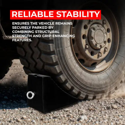 Rubber Wheel Chocks Black - 5KG
