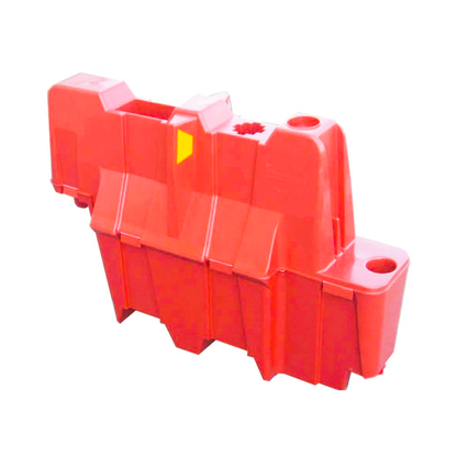 Nissen 1.1 Meter Red and White Lane Traffic Barrier- Weather-Resistant Polypropylene