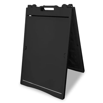 Sign Board A-Frame Double-Sided Folding Display Stand - Black