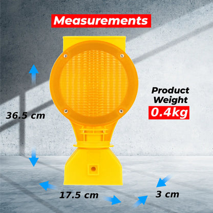 Solar Lamp PC Lens and PPC Cover 36CM Bolts Fix Bracket - Orange